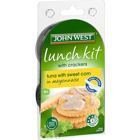 john west tuna lunch kit.